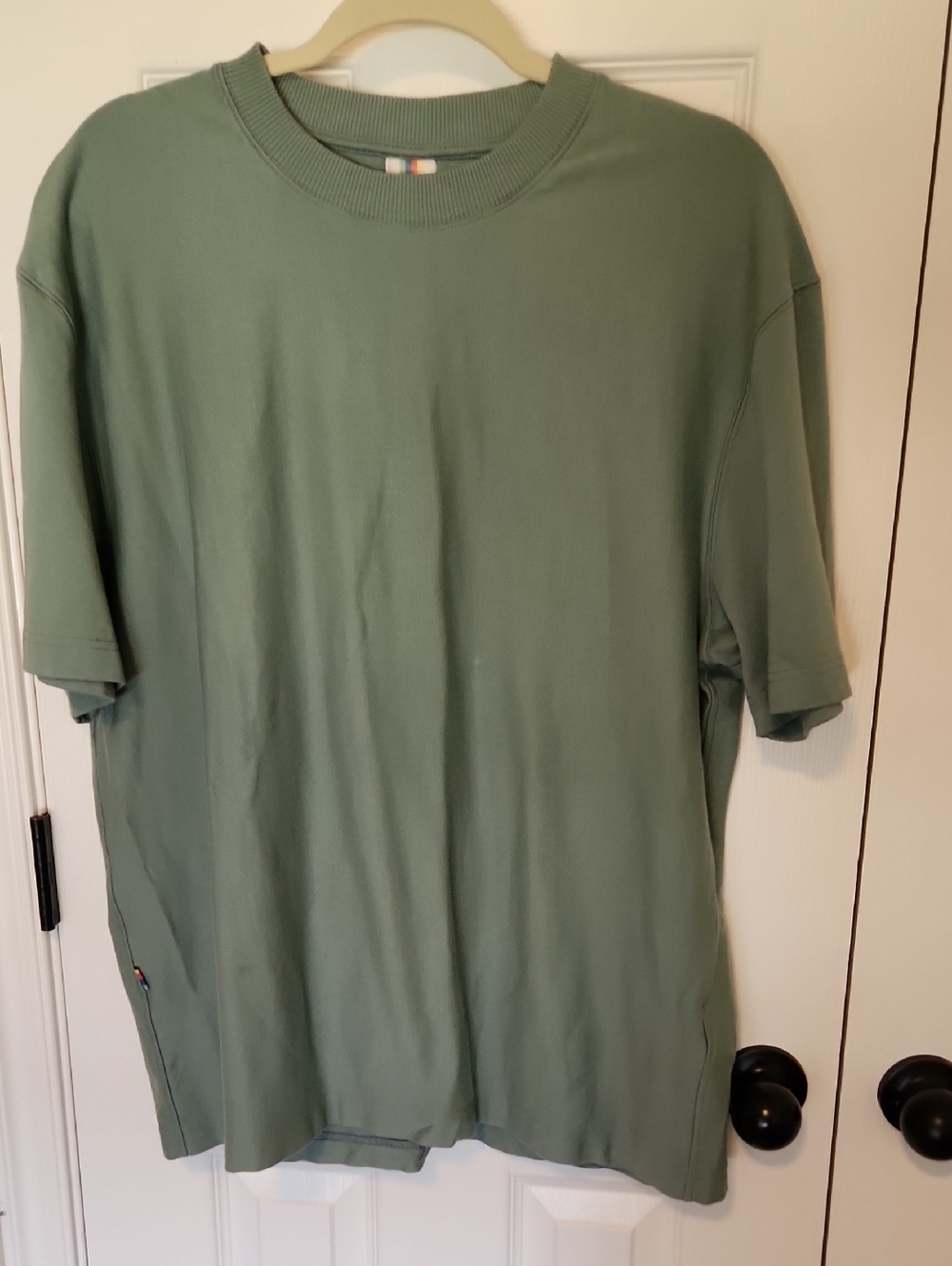 Men's Sage Green Short Sleeve Crewneck Tee